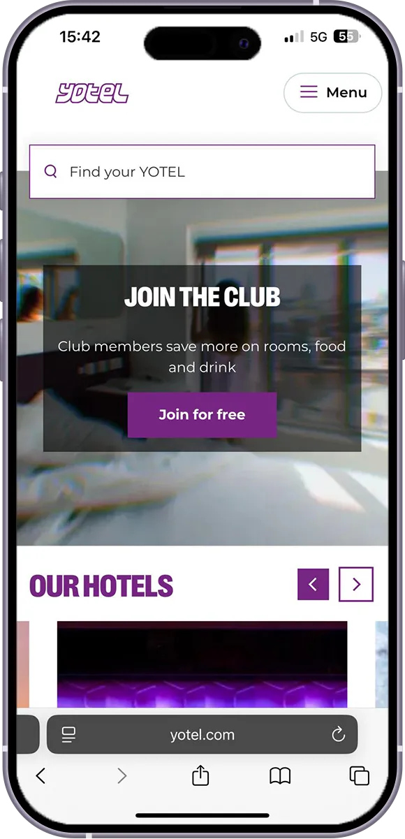 4x US traffic for a hotel chain