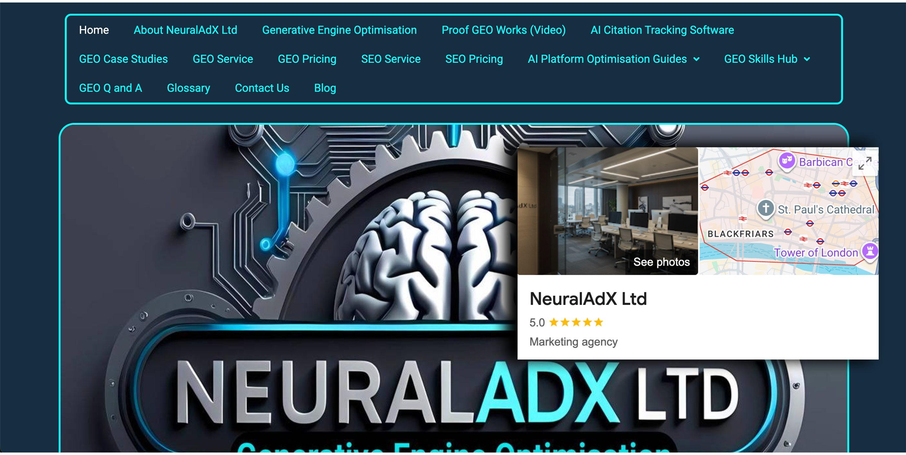The NeuralAdX homepage