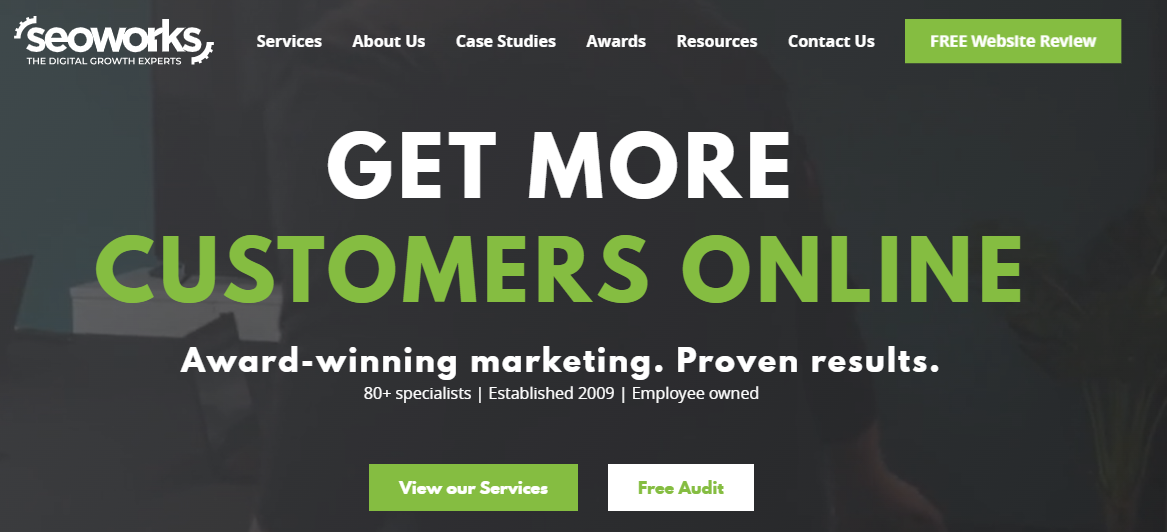 The The SEO Works homepage