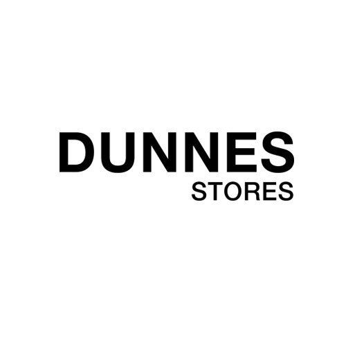 Dunnes Stores logo in bold black text on white background.