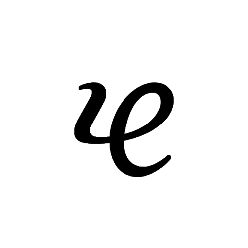 Cursive logo mark for IE Digital, featuring stylised interlocking letterforms in black.