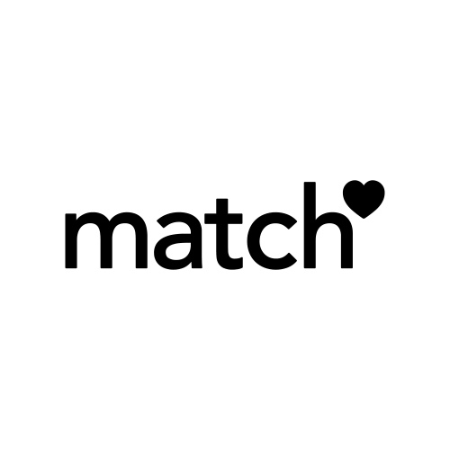 Match.com logo with heart symbol