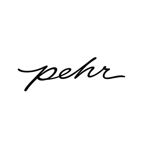 Pehr brand logo in handwritten script style