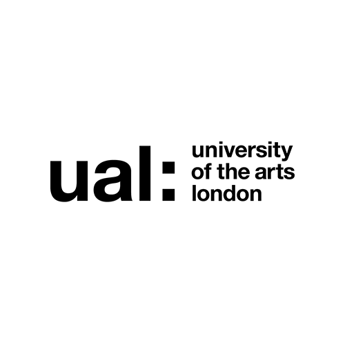 University of the Arts London (UAL) logo in black on white background.